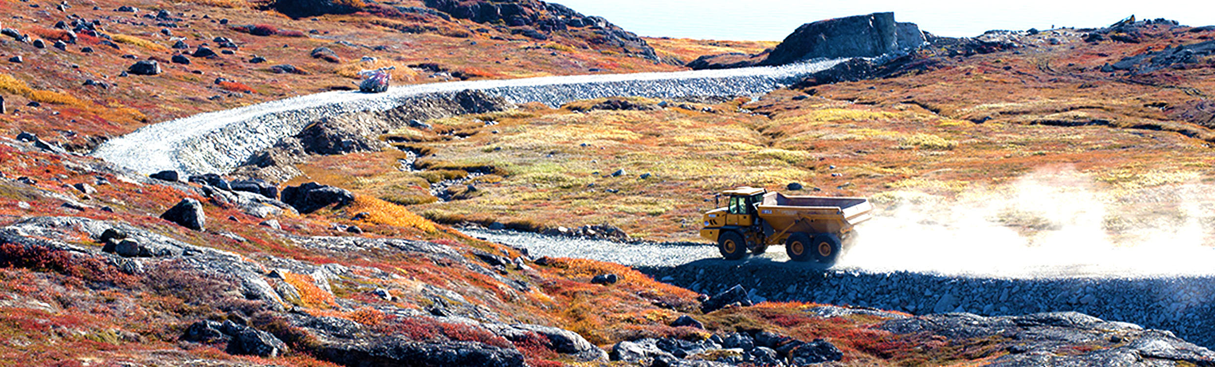 Building the longest road in Greenland
